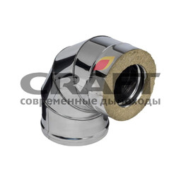 Сэндвич-колено 90° (316/0,8 мм+304) D200x300