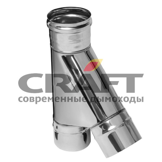 Фотография Тройник 45° (316/0,5 мм) D130