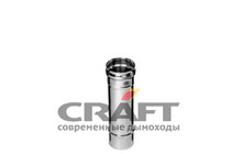 Труба дымохода 0,25 м (316/0,5 мм) D130