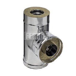 Сэндвич-тройник 90° (430/0,8мм + нерж.) D130х200