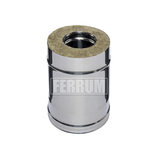 Фотография Труба сэндвич 0,25 м (430/0,8 мм + нерж.) D150х250