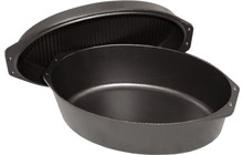 Утятница овальная с крышкой 400*260