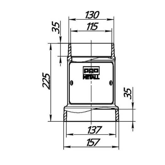 Фотография Стартовый дымоход 115-136 с ревизией