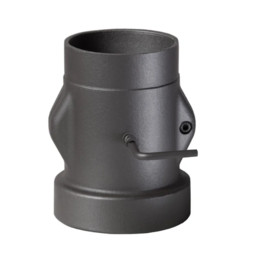 Стартовый дымоход 115-136 разборный с шибером