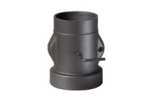 Стартовый дымоход 115-136 разборный с шибером