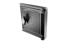 Чугунная дверца для камина прочистная 