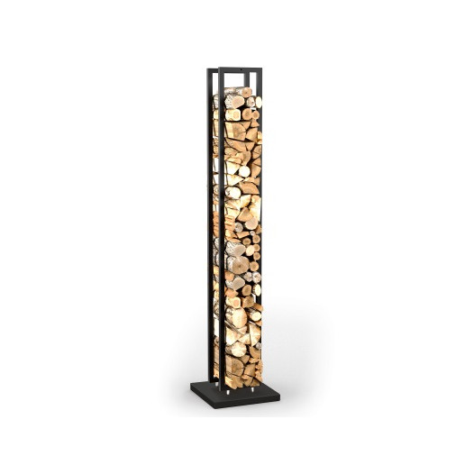 Фотография Дровник Stella большой металл черный основание черный