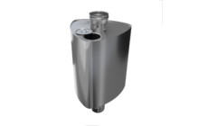 Бак Ferrum Каспий треугольный на трубе 51 л