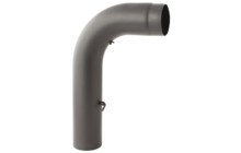 Колено гнутое с шибером и ревизией D120