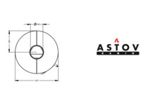 Печь-камин Астов R 1.0 XL K MAX кремово-бежевая