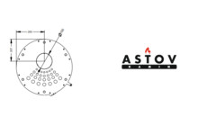 Печь-камин Астов R 1.0 XL K MAX кремово-бежевая