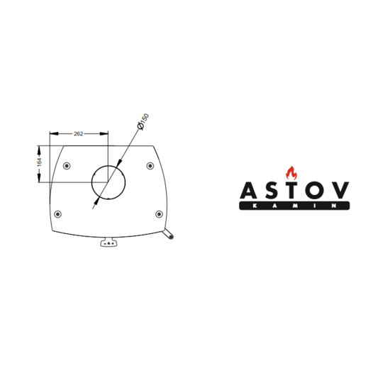 Фотография Печь-камин Астов F 451 L