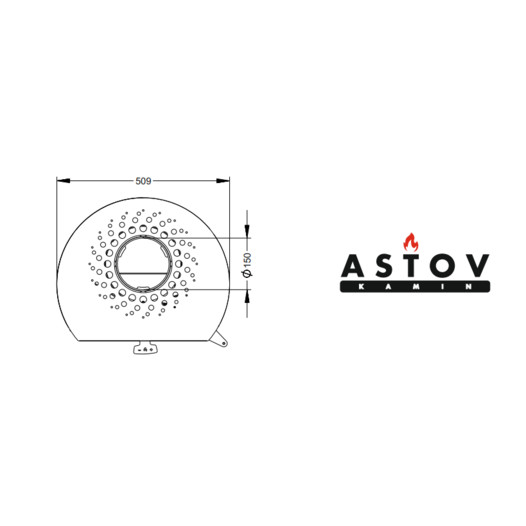 Фотография Печь-камин Астов D2