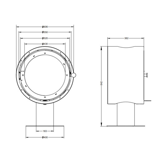 Фотография Печь-камин Астов D 600