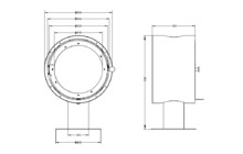 Печь-камин Астов D 600