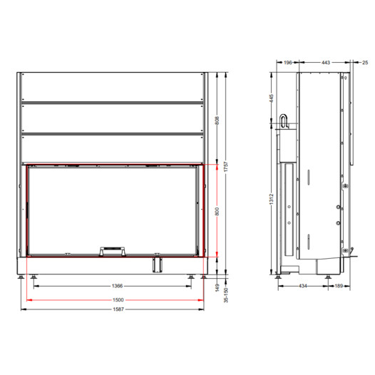 Фотография Каминная топка Астов ПС 15080