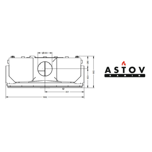Фотография Каминная топка Астов ПС 15080
