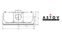 Каминная топка Астов ПС 15080