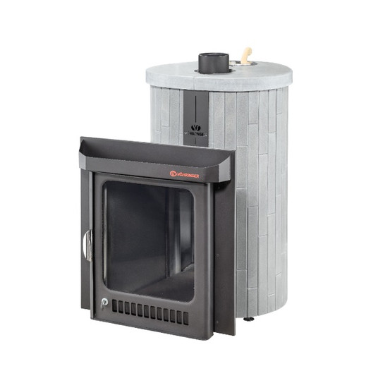 Фотография Печь для бани Ферингер ПФ Малютка Серый Велюр