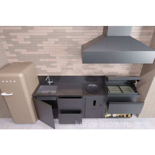 Фотография Уличная модульная кухня Астов № 1