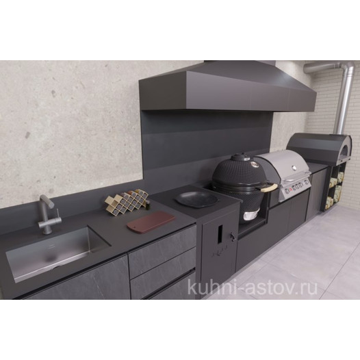 Фотография Уличная модульная кухня Астов №2