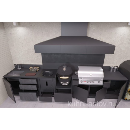 Фотография Уличная модульная кухня Астов №2