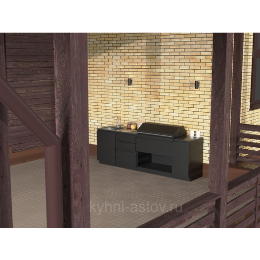 Фотография Уличная модульная кухня Астов №8