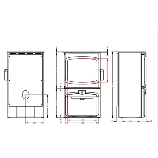 Фотография Печь-камин Астов Алиса 920