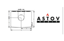 Печь-камин Астов Алиса 920