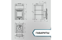 Банная печь ProMetall Атмосфера XL в облицовке 
