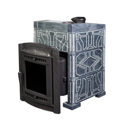 Фотография Банная печь ProMetall Атмосфера L в облицовке 