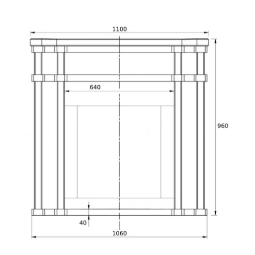 Фотография Портал из натурального камня Амфиболит от Прометалл