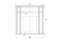 Портал из натурального камня Амфиболит от Прометалл