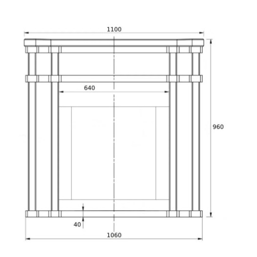 Фотография Портал из натурального камня Пироксенит Элит от Прометалл