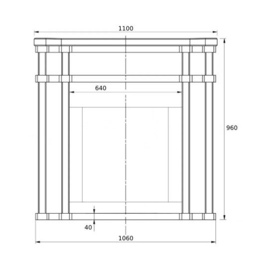 Фотография Портал из натурального камня Талькохлорит Узор №7 от Прометалл