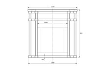 Портал из натурального камня Талькохлорит Узор №7 от Прометалл