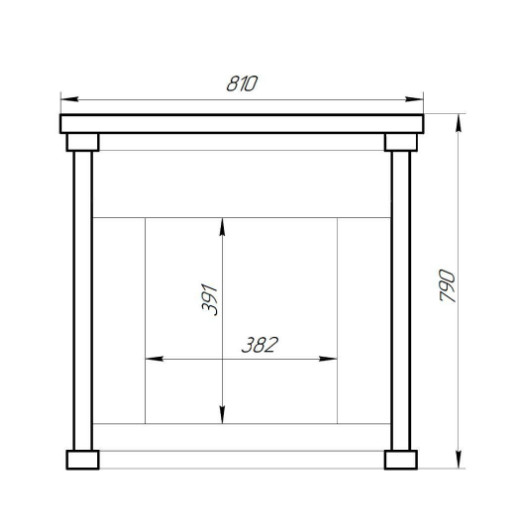 Фотография Портал из натурального камня Пироксенит мини от Прометалл