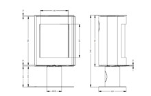 Печь-камин Астов OVAL