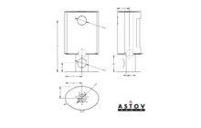 Печь-камин Астов OVAL