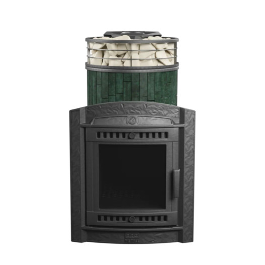 Фотография Банная печь ProMetall Атмосфера L в ламелях 