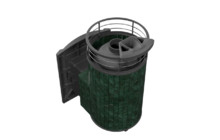 Банная печь ProMetall Атмосфера L в ламелях 