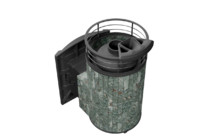 Банная печь ProMetall Атмосфера L в ламелях 