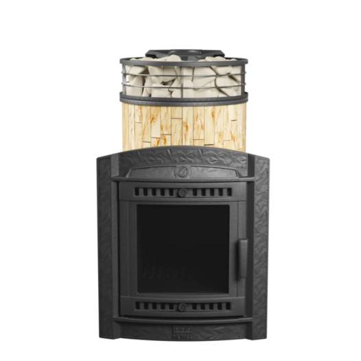 Фотография Банная печь ProMetall Атмосфера L в ламелях 