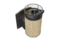 Банная печь ProMetall Атмосфера L в ламелях 