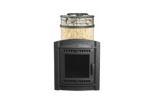 Банная печь ProMetall Атмосфера L в ламелях 