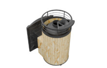 Банная печь ProMetall Атмосфера L в ламелях 