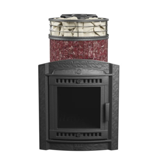 Фотография Банная печь ProMetall Атмосфера L в ламелях 