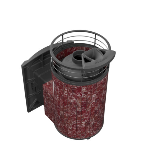 Фотография Банная печь ProMetall Атмосфера L в ламелях 