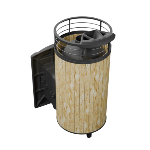 Фотография Банная печь ProMetall Атмосфера XL в ламелях 