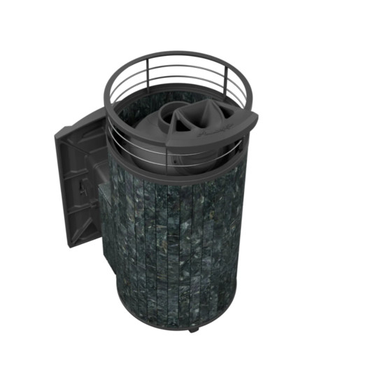 Фотография Банная печь ProMetall Атмосфера XL в ламелях 